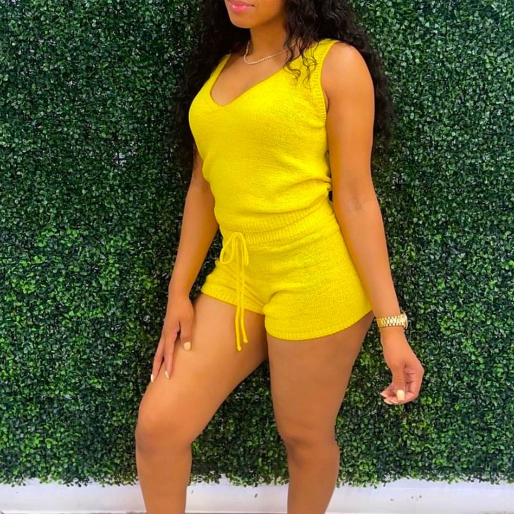 Two piece short set